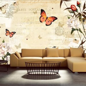 Fotobehang – Melodies of butterflies