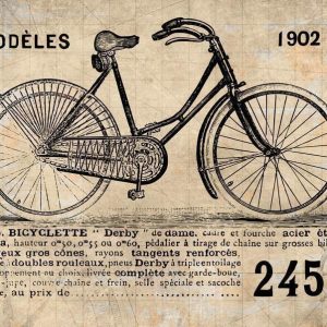 Fotobehang – Old School Bicycle