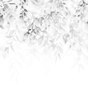 Fotobehang – Waterfall of Roses – Third Variant